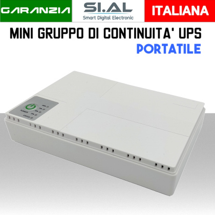 Mini ups per router modem e telecamere gruppo di continuità portatile con PoE