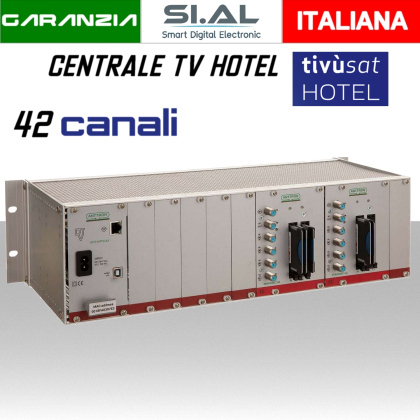 Centrale TV Hotel 39 canali HD tivusat ANTTRON DTV 1616CI5TVS