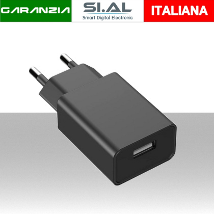 Alimentatore USB 5V 2A caricabatterie universale smartphone e tablet