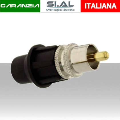 Adattatore RCA Spina maschio con connettore CAP - kcm