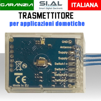Trasmettitore per applicazioni domotiche