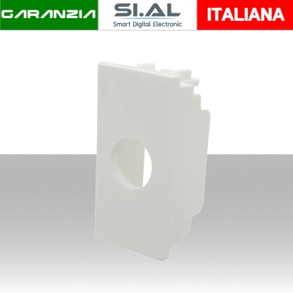 Adattatore portafrutto 1 foro BTicino MatixGo Bianco