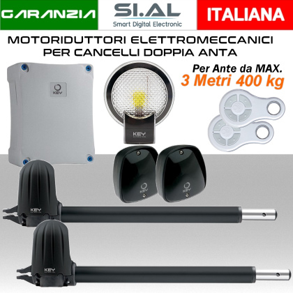 Motore per cancelli battente 400 kg. KEY Automation KSTAR3224ES