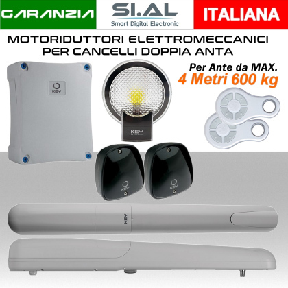 Motore per cancelli battente 600 kg. KEY Automation KRAY42ES