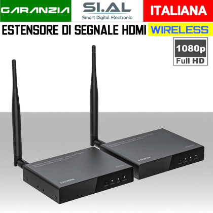 Estensore HDMI Wireless 5 Ghz FULLHD senza fili 