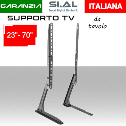 Supporto TV da tavolo universale per monitor da 24