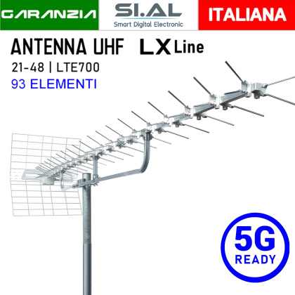 antenna tv 93 elementi emme esse