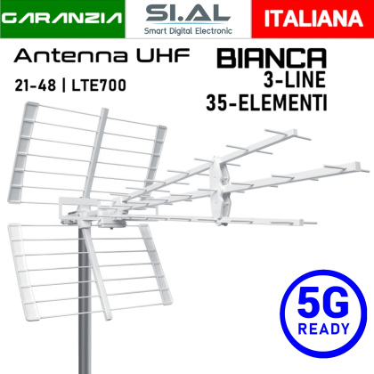 antenna 35 elementi bianca emme esse