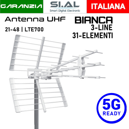 antenna emme esse bianca 31 elementi