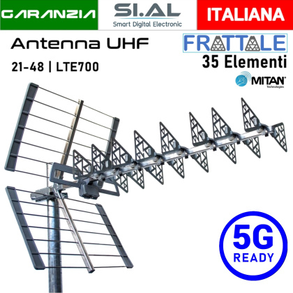 antenna mitan frattale 35 elementi
