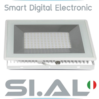 faro led proiettore bianco 100W luce calda