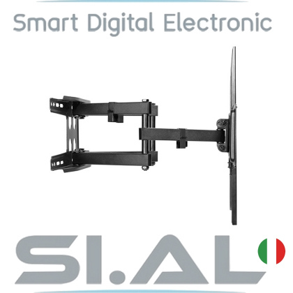 staffa tv doppio braccio 37-80 pollici