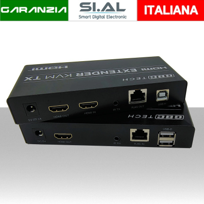 extender hdmi rj45 con 2 usb 