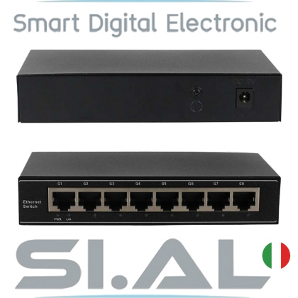 switch ethernet 8 porte gigabit H3008