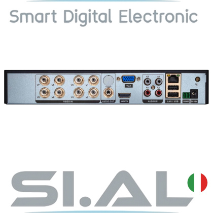 Kit dvr con 8 telecamere 8mp