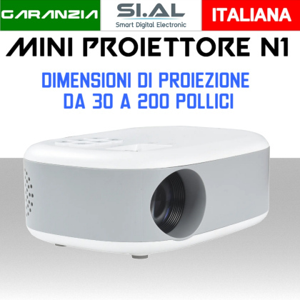 Mini proiettore HD portatile schermo da 200 pollici Strong N1 