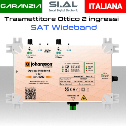 Trasmettitore Ottico SAT Wideband Johansson 4002
