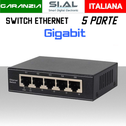 H3005 Switch 5 porte gigabit