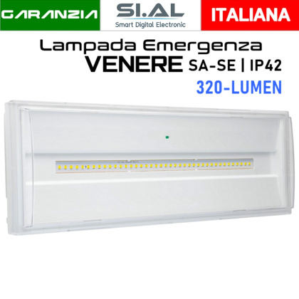 2828 Lampada emergenza SA-SE 320 Lumen IP65