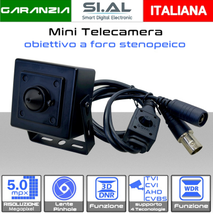 VT3P-5 mini telecamera