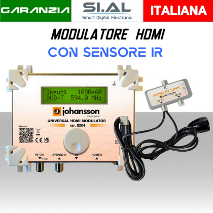 j8204 johansson modulatore con IR
