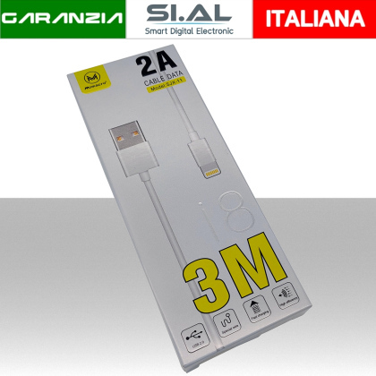 30-254 cavo dati usb per ios da 3 metri