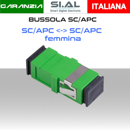 Bussola SC/APC femmina monomodale Verde 