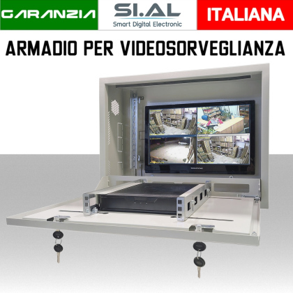 Armadio per videosorveglianza box metallico blindato 