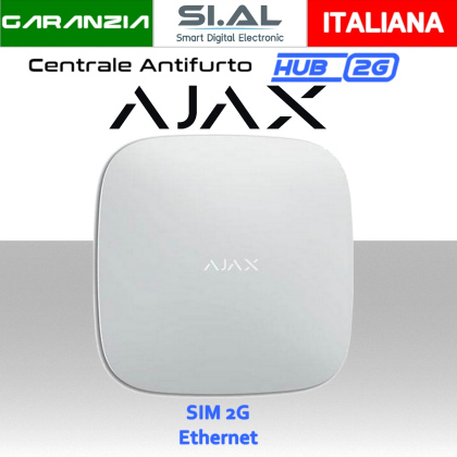 Centrale antifurto wireless Ajax Hub (2G) Ethernet  SIM | 38237