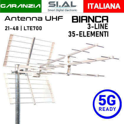 antenna 35 elementi bianca