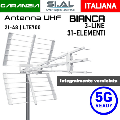 antenna 31 elementi bianca emme esse