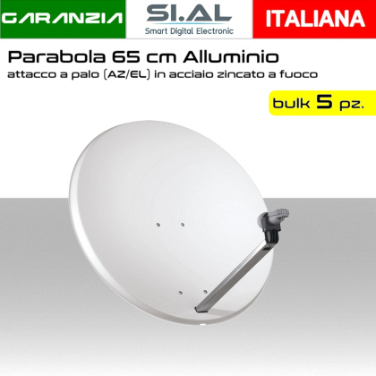 parabola in acciaio 80 cm