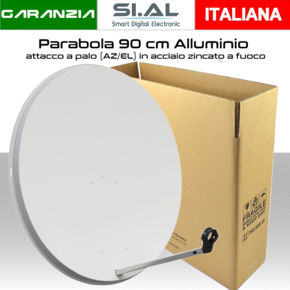 parabola in allumnio 90 cm