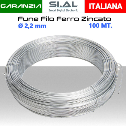 Fune filo di ferro zincato A081700