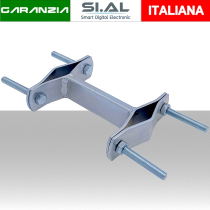 Cavallotto a 8 con distanziatore 10 cm Palo-Palo Ø 25-60mm