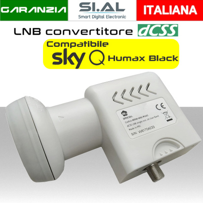 LNB dCSS MTI 1 uscita per Sky Q Black e Sky Q Platinum