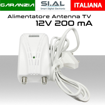Alimentatore Antenna TV lineare da 200mA 