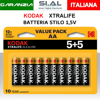 Kodak Batterie stilo AA pack 10 pz.