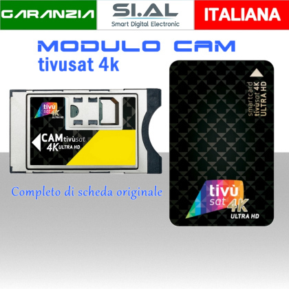 Tessera e cam tivusat 4k