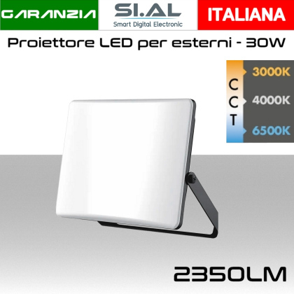 Faro LED da 30W regolazione CCT 
