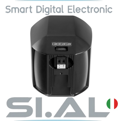 Coppia diffusori 20W neri 