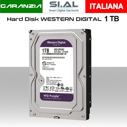 Hard Disk Western Digital Purple 1TB Serial SATA3 ALLFRAME 4K