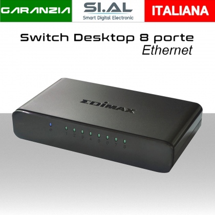 Switch Desktop Edimax 8 porte Ethernet