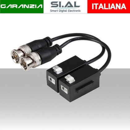 Trasmettitori Balun Video Cavo BNC a UTP per Camera  HDCVI/HDTVI/AHD/CVBS 