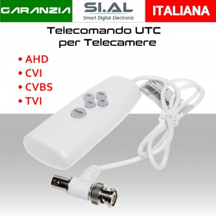 Telecomando Dahua UTC per controllo formato telecamere TVCC 4 in 1  